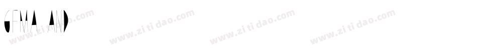 gema and字体转换